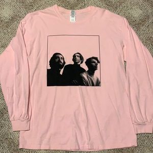 Remo Drive pink Greatest Hits long sleeve t shirt size Large